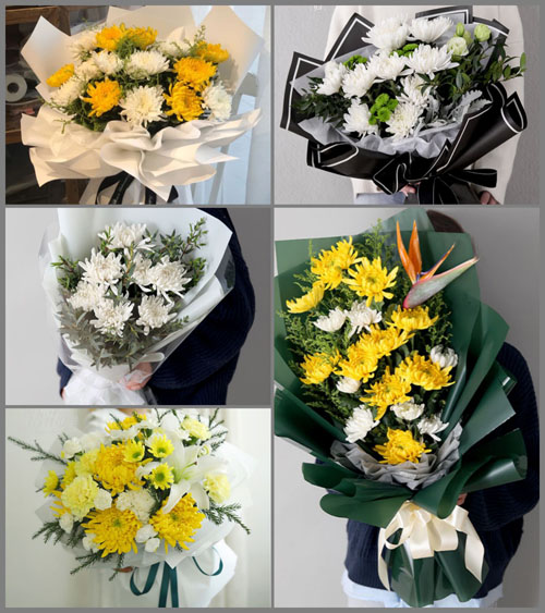 贵州毕节市大方县三元乡青竹村白事花束代送